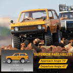 MN-168 1/12 RC Crawler - Classic 1970s Styling, 4WD, 280 Motor, 100m Range, 40-Min RTR