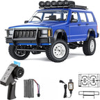 MN78 1/12 Scale 4WD RC Rock Crawler, Cherokee Off-Road Remote Control SUV Truck with 2.4GHz Proportional Control & LED Light System