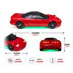 MYTOYS 1/18 4WD Drift RC Car – 2.4G High-Speed Racing Car with ESP Gyro, LED Lights & Interchangeable Wheels (RTR Ready-to-Run)