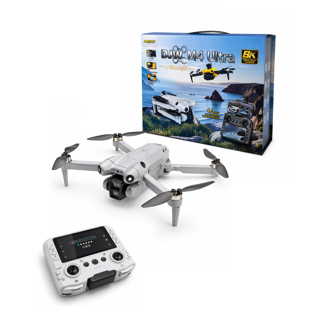 MYTOYS DJW-M4 Ultra 8K GPS Drone with Screen Remote, 28 Min Flight Time, Brushless Motor, Foldable RC Quadcopter
