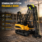 MYTOYS 1572 1:14 Scale RC Crawler Crane | 15-Channel Remote Control Construction Vehicle