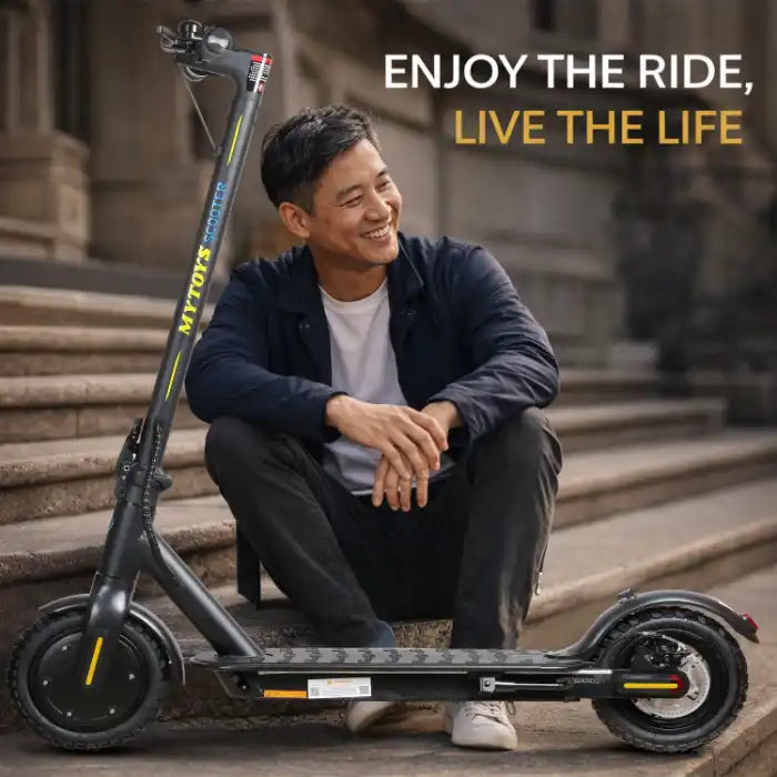 MT750 Foldable Electric Kick Scooter - 45 km/h High Speed, 350W Motor, 10-15 km Range - Lightweight & Portable