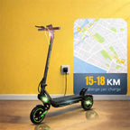 MT650 High-Speed Electric Kick Scooter – 45 km/h, 350W, 36V, 15-18 km Range, 100 KGs Max Weight – Foldable & Free Safety Gears