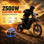 MT840 Electric Dirt Bike Scooter - 55km/h, 2500W, 48V Battery, 50–60km - Hydraulic Brakes, Off‑Road Design