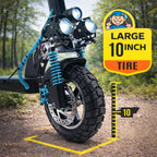 MYTOYS MT465 Electric Scooter with Seat – 750W Motor, 65 KM/H Top Speed & Dual Shock Suspension