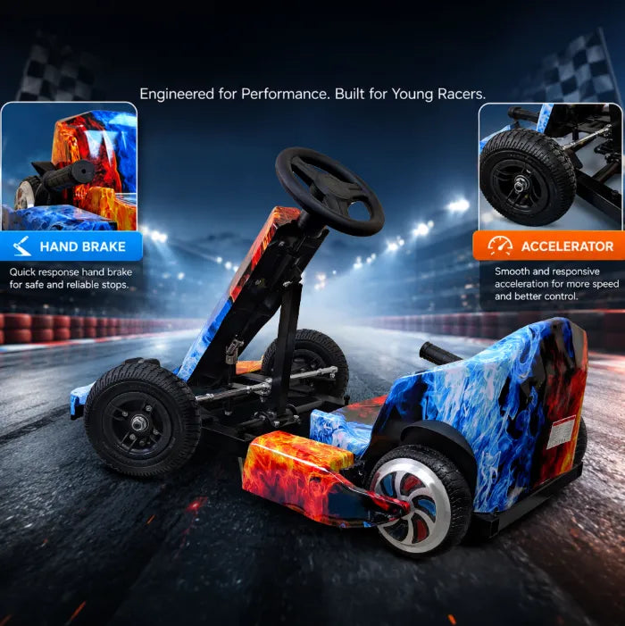 MYTOYS 407 Kids Electric Go-Kart – 350W Motor, 3-Speed Adjustment & 36V Battery