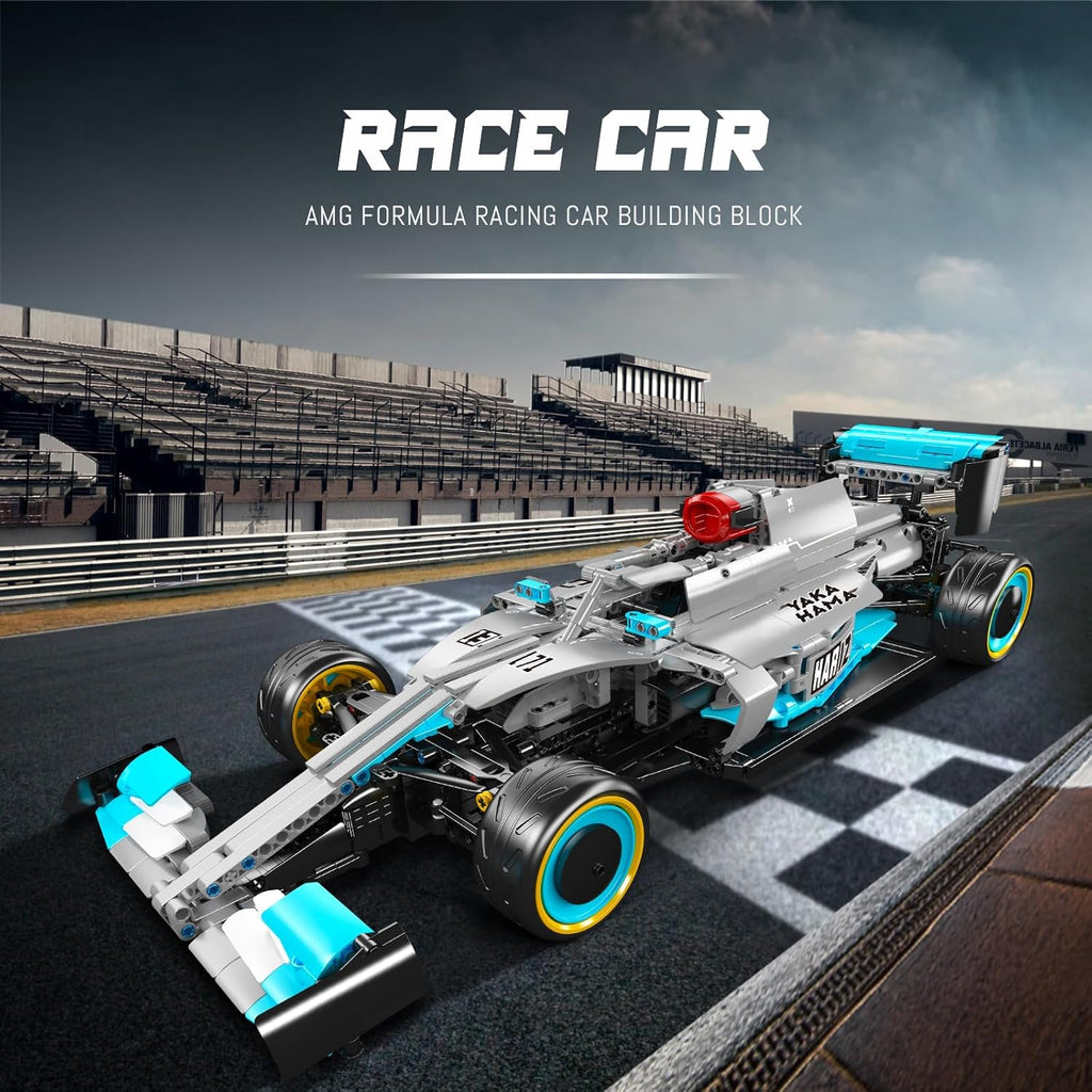 Mould King 13171 F1 Supercar Building Set | Remote Control Racing Car Model (1257+ Pieces)