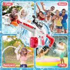 MY TOYS Automatic Electric Water Gun – 1000cc High-Capacity Blaster (50ft Range)