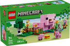 LEGO Minecraft 21268 The Baby Pig House (238 Pieces) – Farm Animal Building Set with Wolf Skin Hero & Zombified Piglin – Gift for Kids 7+ Years