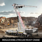 Mould King 17007 RC Liebherr LTM 11200 Technic Crane | 8506 Pcs Flagship Building Kit | 160cm Height 20-Motor Remote Control Heavy Truck