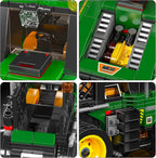 Mould King 24061 Mini World: Heavy-Duty Agricultural Tractor Building Set