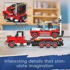 Mould King 24079 Remote Controlled 2-in-1 Forklift & Tow Truck Building Set