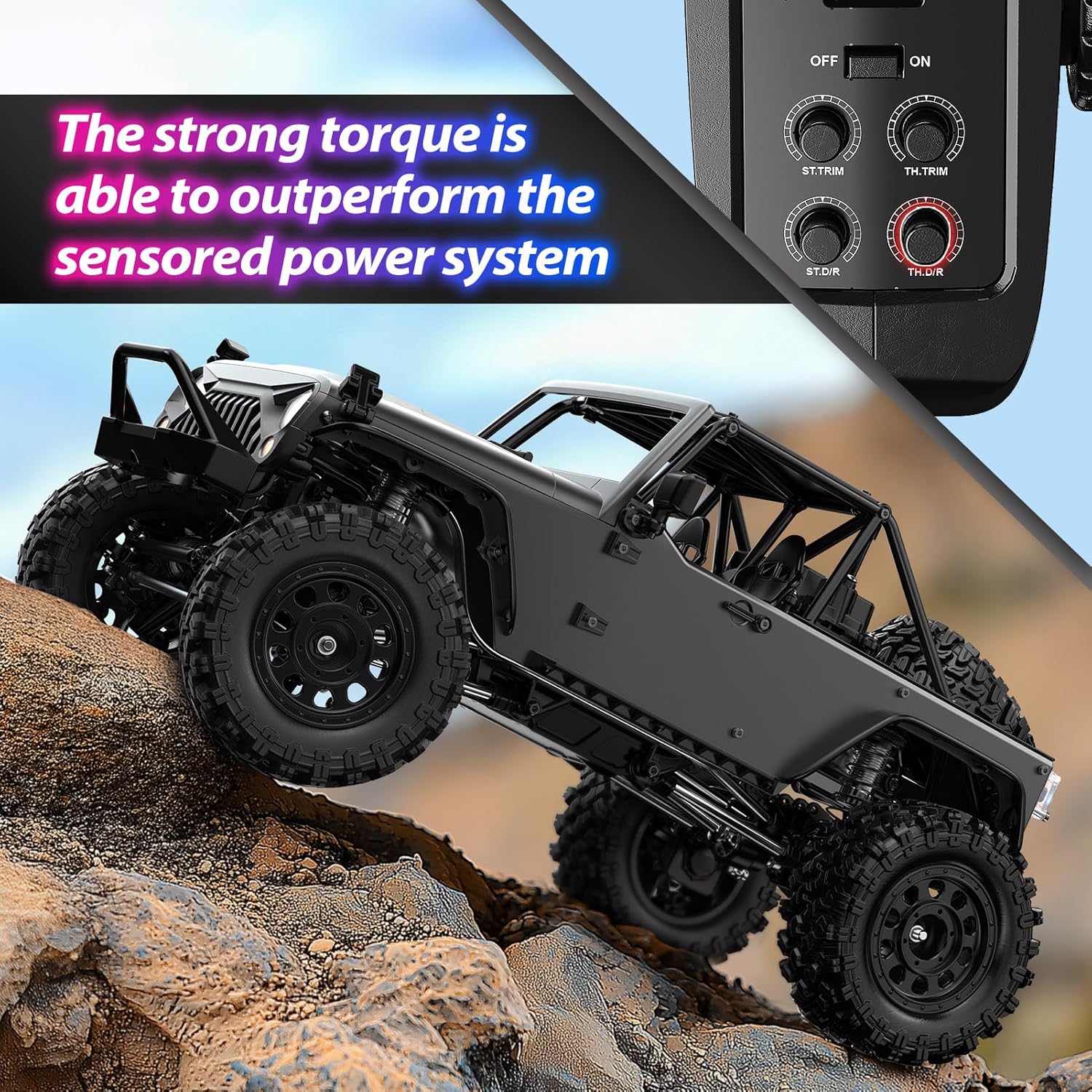 MYTOYS HYPER GO H12Y 1/12 Brushless 4WD RC Rock Crawler Truck