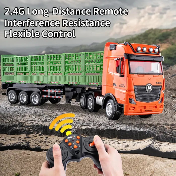 HUINA 1312 1/18 Scale Remote Control Tractor Truck with Lights & Sound