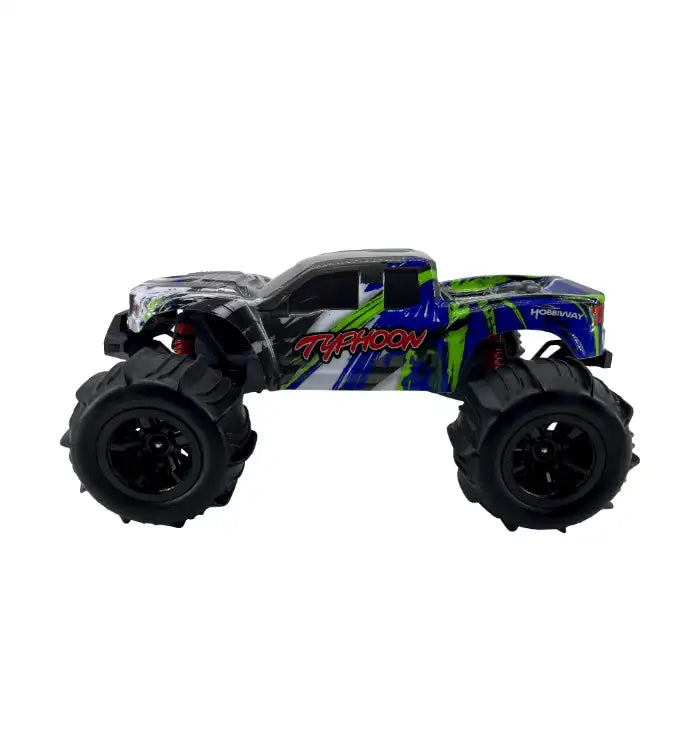MYTOYS Hobbiway Typhoon MT660 1/10 4WD RTR High Speed RC Monster Truck - Off-Road & Sand Tyre Editions