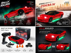 MYTOYS 1/18 4WD Drift RC Car – 2.4G High-Speed Racing Car with ESP Gyro, LED Lights & Interchangeable Wheels (RTR Ready-to-Run)