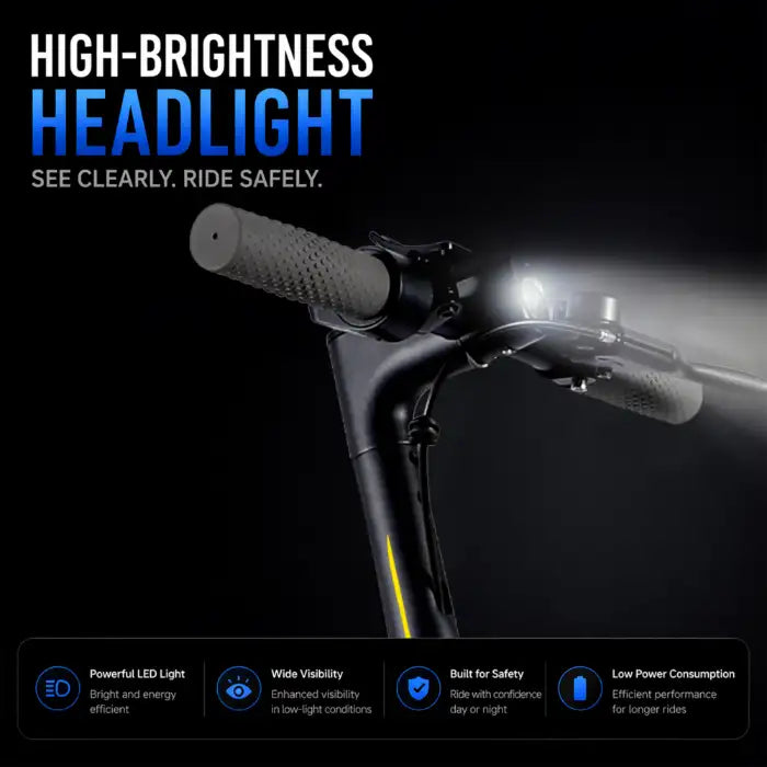 MT790 High-Performance 350W Electric Kick Scooter – 45 km/h Top Speed – 36V Lithium Battery & Smart LED Display