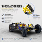 Baja 5SS MT828 Remote Control Racing Car with Sand Tires, 4WD Suspension & All‑Terrain Performance – Multicolour