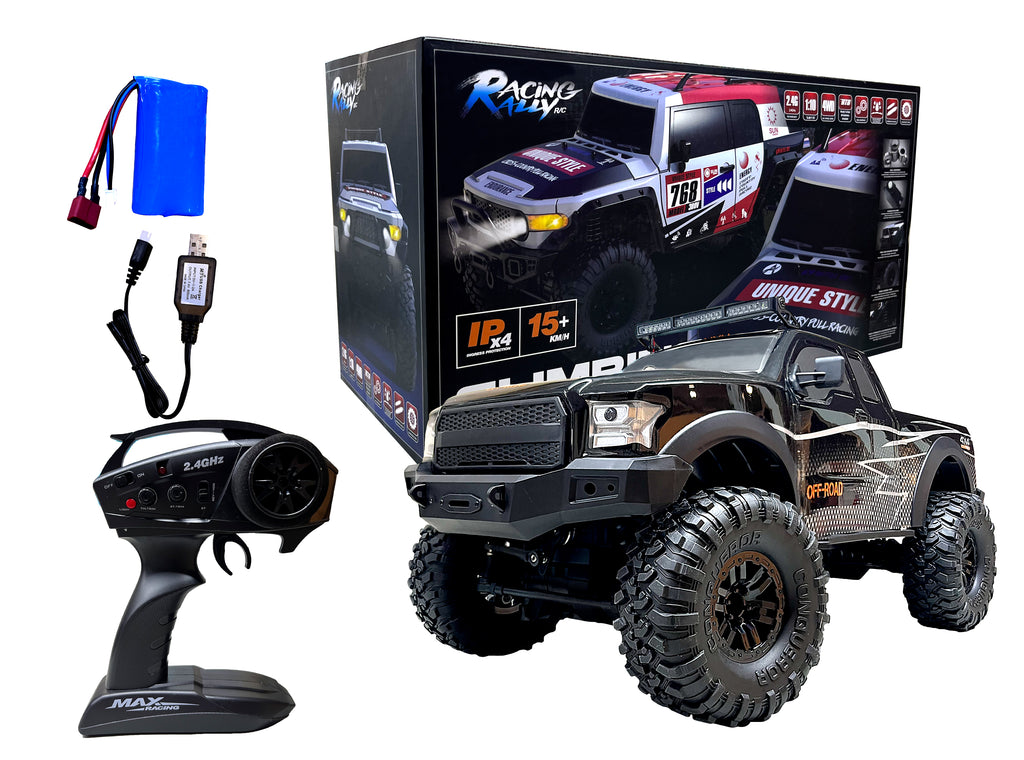 MY TOYS 1/10 Scale RC Crawler - 4WD Hobby Grade Offroad Rock Crawler (ABS Hard Shell & RTR)