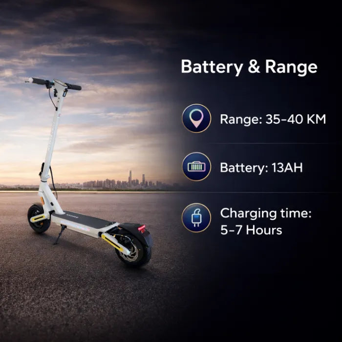 MT565 Electric Kick Scooter – 65 km/h, 1200W, 48V, 35–40km Range – Dual Brakes & Suspension