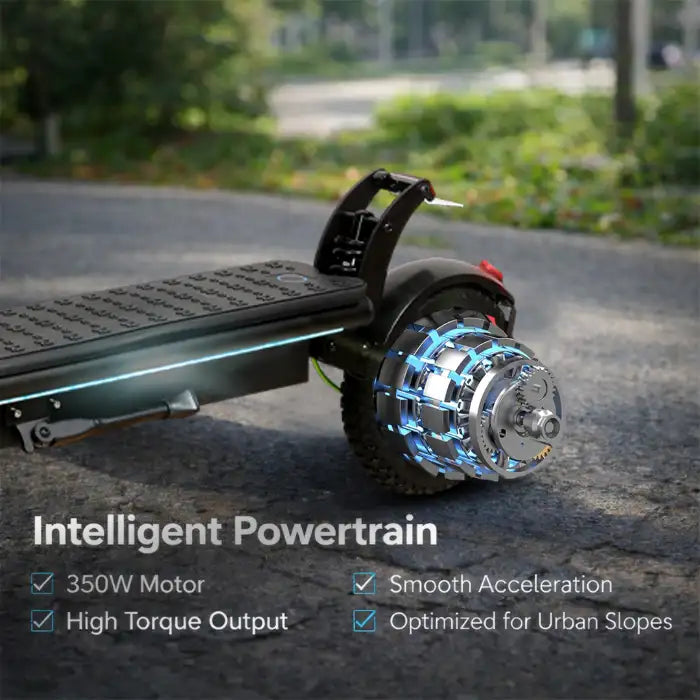 MT650 High-Speed Electric Kick Scooter – 45 km/h, 350W, 36V, 15-18 km Range, 100 KGs Max Weight – Foldable & Free Safety Gears