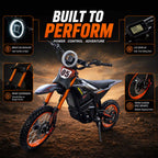 MT840 Electric Dirt Bike Scooter - 55km/h, 2500W, 48V Battery, 50–60km - Hydraulic Brakes, Off‑Road Design