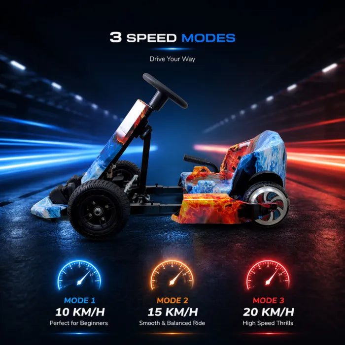 MYTOYS 407 Kids Electric Go-Kart – 350W Motor, 3-Speed Adjustment & 36V Battery