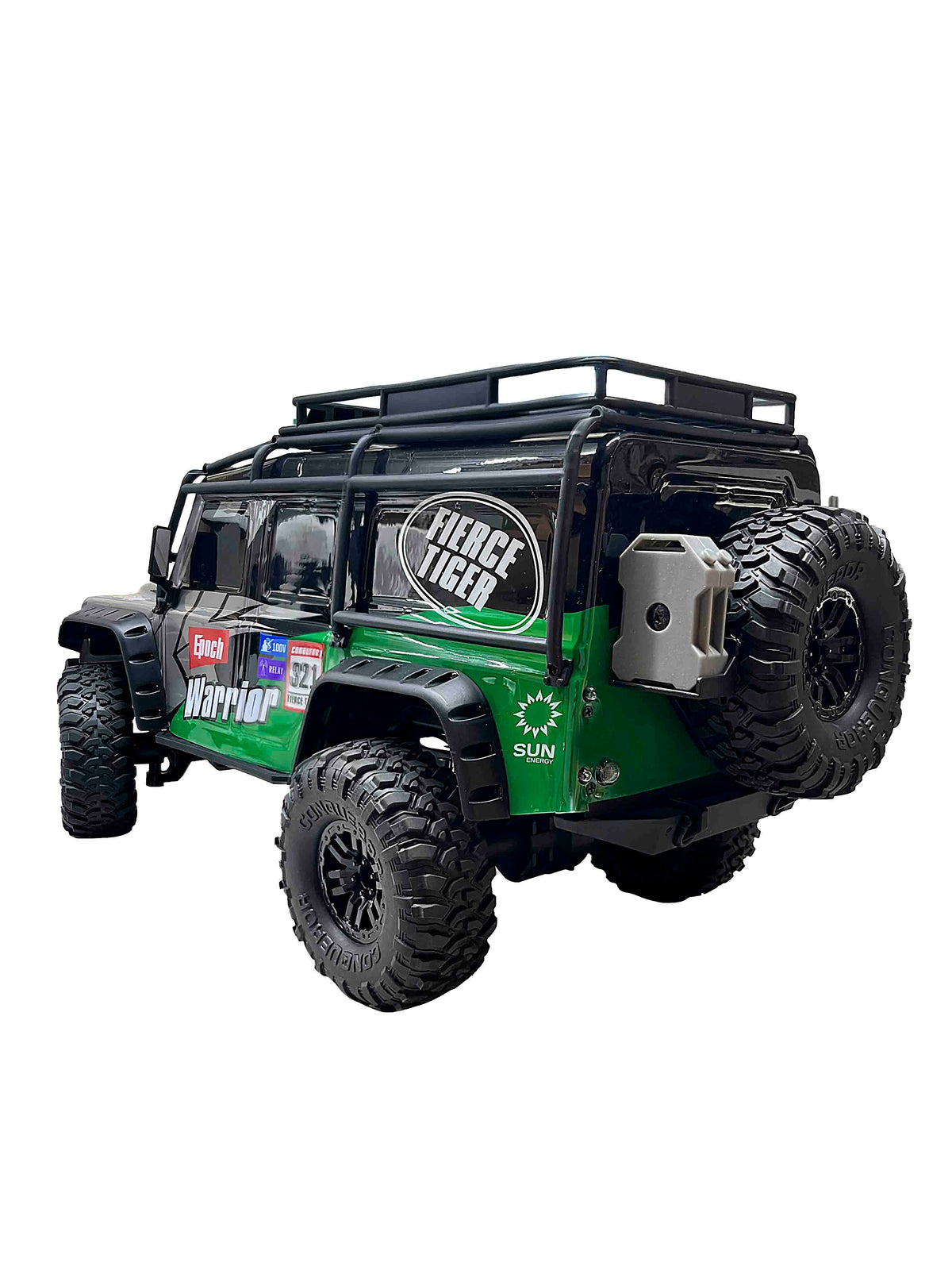 1/10 RC Rock Crawler - 15 km/h, 540 Motor, ABS Body, Waterproof ESC & LED Lights