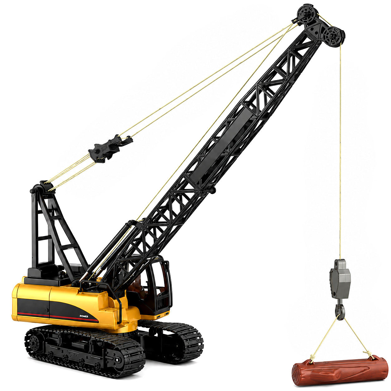 MYTOYS 1572 1:14 Scale RC Crawler Crane | 15-Channel Remote Control Construction Vehicle