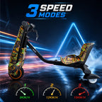 36V Electric Drift Scooter for Kids (Ages 4+) - 3-Speed Modes, 360° Rotating Tricycle, Bluetooth Music, Multicolor LED Lights, 250W Brushless Motor, Max Speed 15km/h, Includes Helmet & Safety Gears