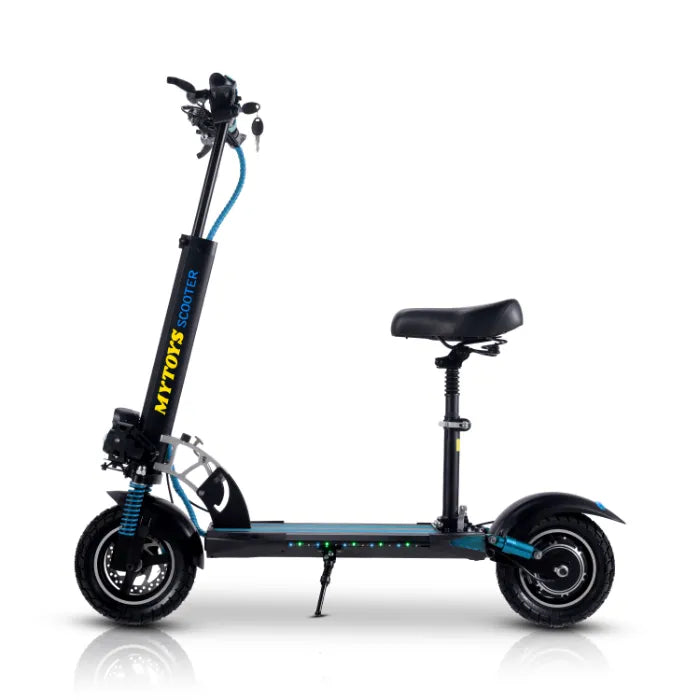 MYTOYS MT465 Electric Scooter with Seat – 750W Motor, 65 KM/H Top Speed & Dual Shock Suspension
