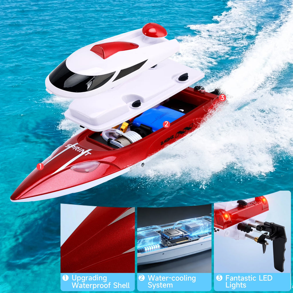 MYTOYS WL918 RC Boat 2.4GHz RTR High-Speed Remote Control Racing Boat (35 KM/H)