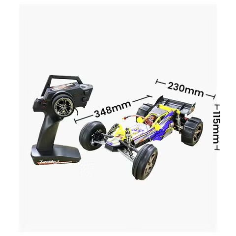 Baja 5SS MT828 Remote Control Racing Car with Sand Tires, 4WD Suspension & All‑Terrain Performance – Multicolour