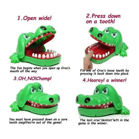 Crocodile Mouth Dentist Bite Game Toy – Fun Surprise Game for Kids