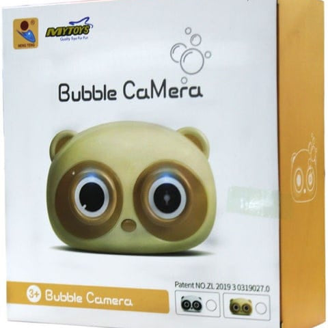PandaPop Musical Bubble Camera Toy for Kids