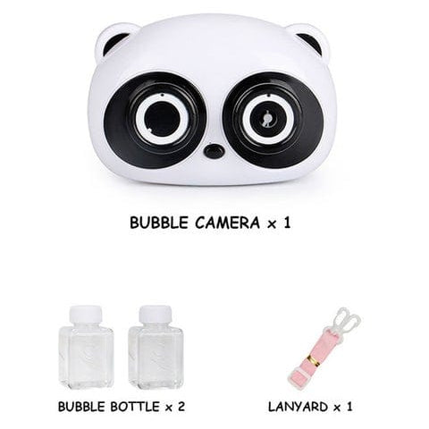 PandaPop Musical Bubble Camera Toy for Kids