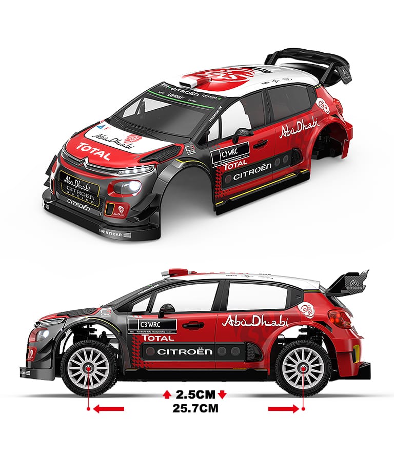Mytoys MJX Hyper Go 10303 1/10 4WD Brushless RC Rally Car – Officially Licensed Citroën C3 WRC (70 KM/H)