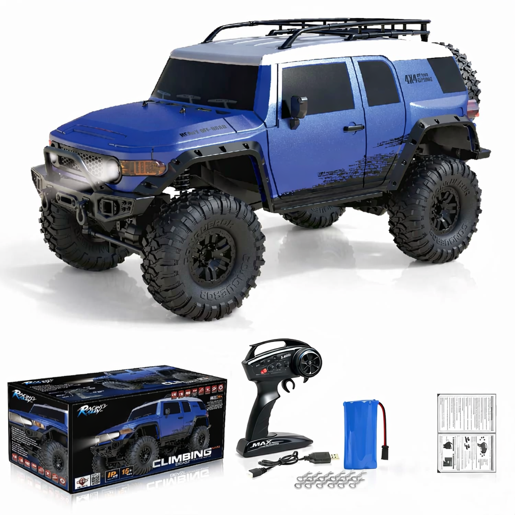 MY TOYS 1/10 Scale RC Crawler - 4WD Hobby Grade Offroad Rock Crawler (ABS Hard Shell & RTR)