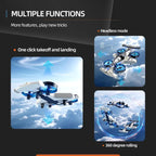 MYTOYS 2-in-1 RC Drone &amp; Stunt Drone for Kids – Land &amp; Air 360° Flying Drone with, 3 Speed Modes &amp; LED Lights