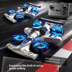 MYTOYS 2-in-1 RC Drone &amp; Stunt Drone for Kids – Land &amp; Air 360° Flying Drone with, 3 Speed Modes &amp; LED Lights