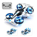 MYTOYS 2-in-1 RC Drone &amp; Stunt Drone for Kids – Land &amp; Air 360° Flying Drone with, 3 Speed Modes &amp; LED Lights
