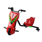 Mytoys Spider Red Electric Drift Scooter 250W, Bluetooth, 3‑Wheel- MN903