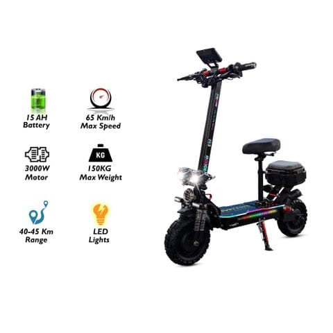 Mytoys  High‑Speed Electric Scooter 2000W, 65 km/h, Foldable-MT400