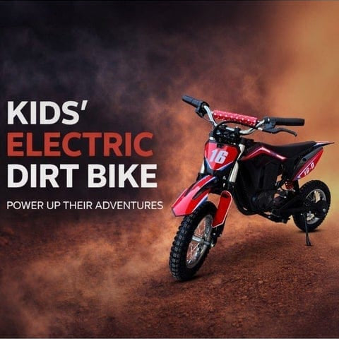 MYTOYS Kids Electric Dirt Bike 300W, 25km/h Speed, 15km Range, 36V Battery, Ages 5+