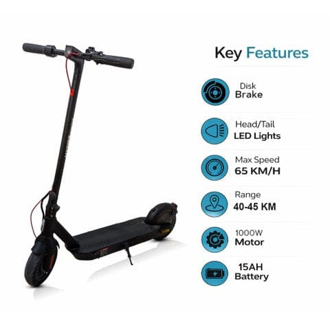 Mytoys MT515 Electric Scooter 1000W, 65km/h, 45km Range, 48V Battery