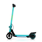 2 Wheels Electric Scooter for Kids, 130W Motor, LED Lights & Foldable Design (Blue)