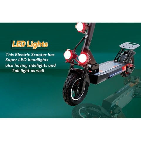 MT908 Power Full Motor 750W Electric Scooter with Seat, 55KM/H Speed, App Control & Off‑Road Tires