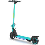 2 Wheels Electric Scooter for Kids, 130W Motor, LED Lights & Foldable Design (Blue)