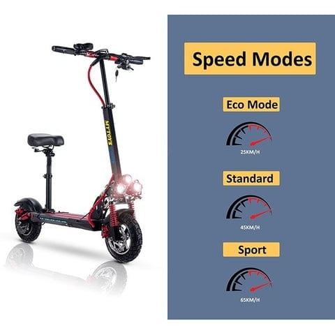 Mytoys MT358 High‑Speed Electric Scooter with Seat, 750W Motor, 65km/h