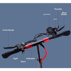 Mytoys MT358 High‑Speed Electric Scooter with Seat, 750W Motor, 65km/h